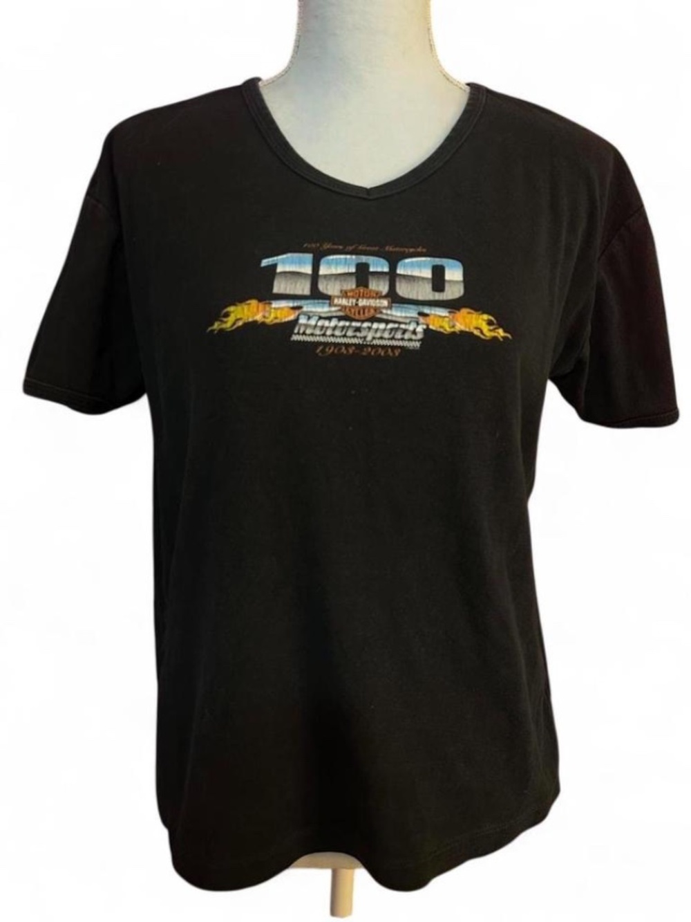 Harley-Davidson 100 Years Motorcycle Graphic Tee